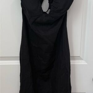 Zara Black Backless Dress